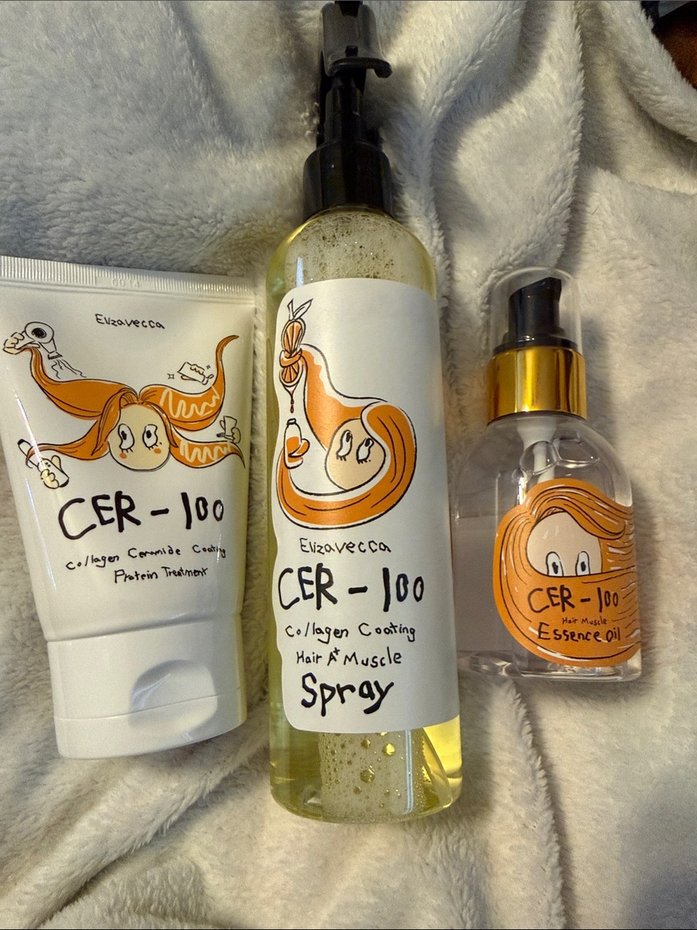 CER-100 Orange Collagen Hair Spray - Nourishing Hair Care